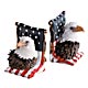 stars and stripes eagle bookends